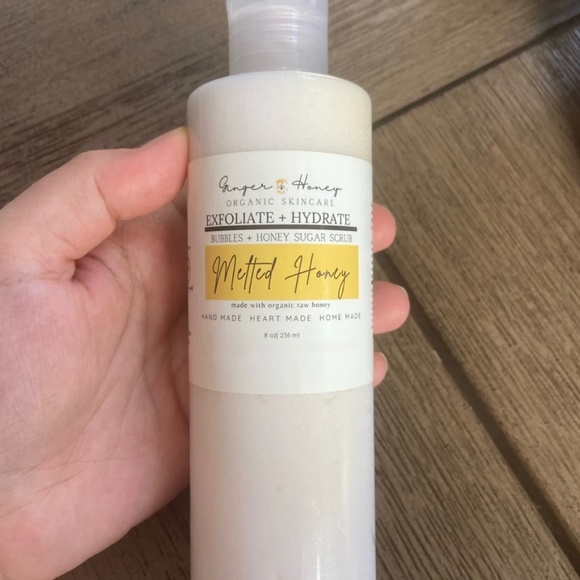 Ginger & Honey Organic Skincare Metted Honey Sugar Scrub - Picture 2 of 3